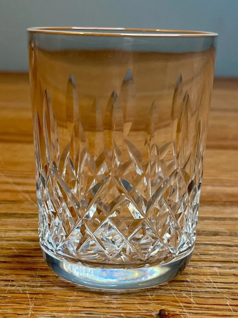 Set of 4 Vintage Waterford Crystal 5 ounce Flat Tumbler Glasses, Lismore Patte